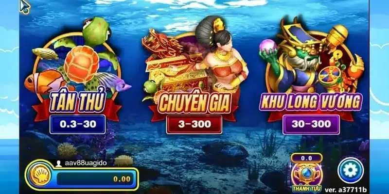 Bắn Cá Long Vương có hệ thống vũ khí đa dạng, dễ nâng cấp